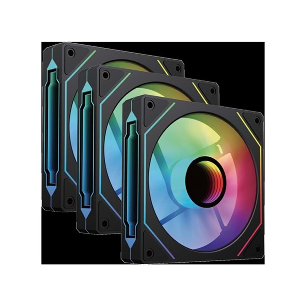 VENTO VF1202FI ARGB 120mm Kasa Fan 3-lü Paket