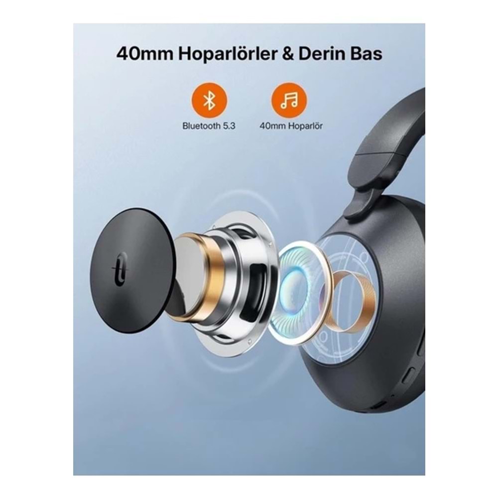 TAOTRONICS TT-BH1119 Aktif Gürültü Engelleyici Kulak Üstü Kulaklık