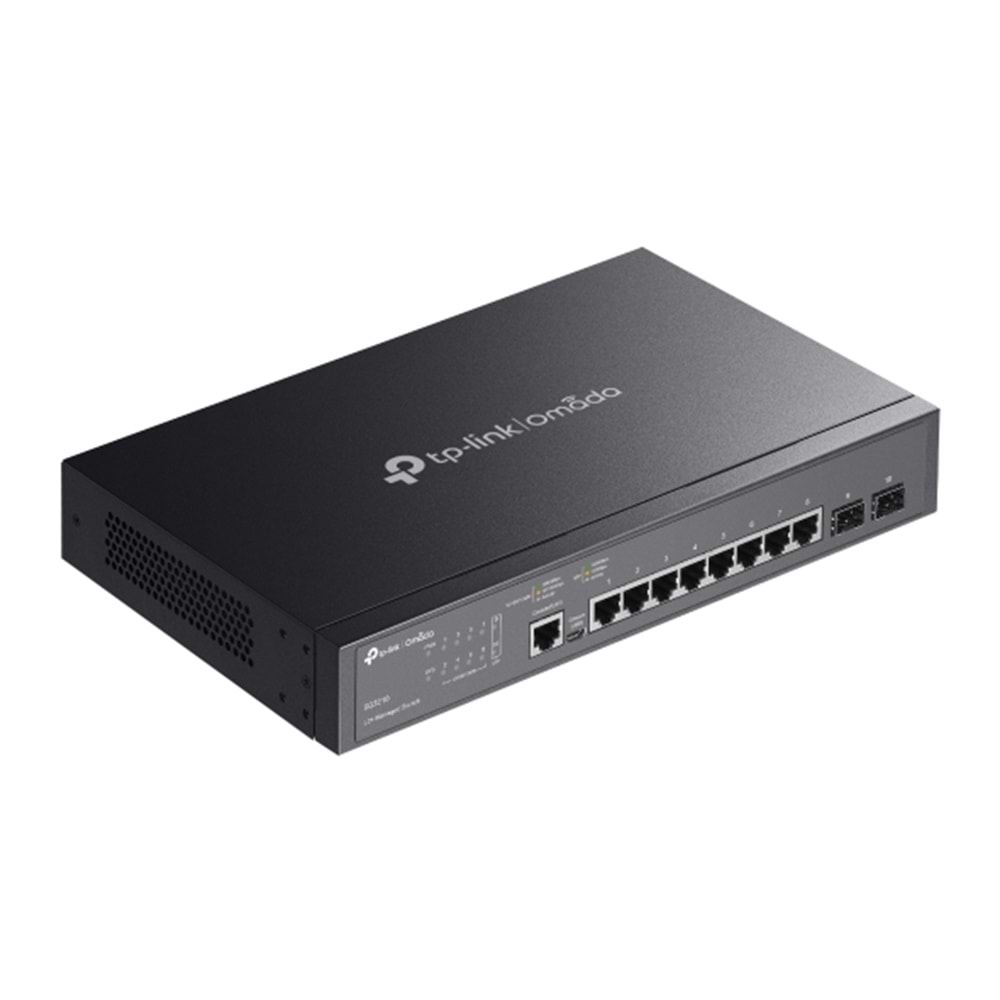 TP-LINK 8port 2-SFP Gigabit Yönetilebilir Switch Masaüstü TL-SG3210