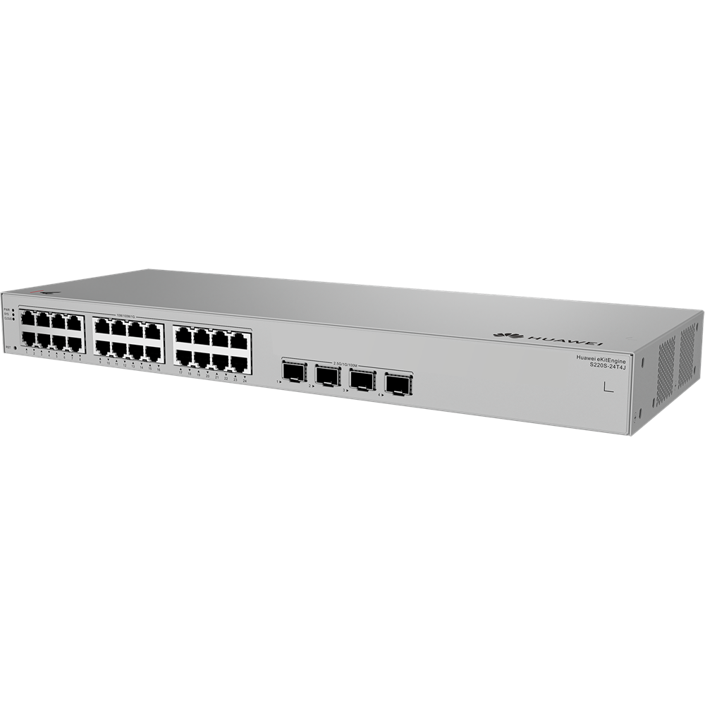 HUAWEI 24port 4-SFP 2.5GbE Gigabit Yönetilebilir Switch eKIT S220S-24T4J