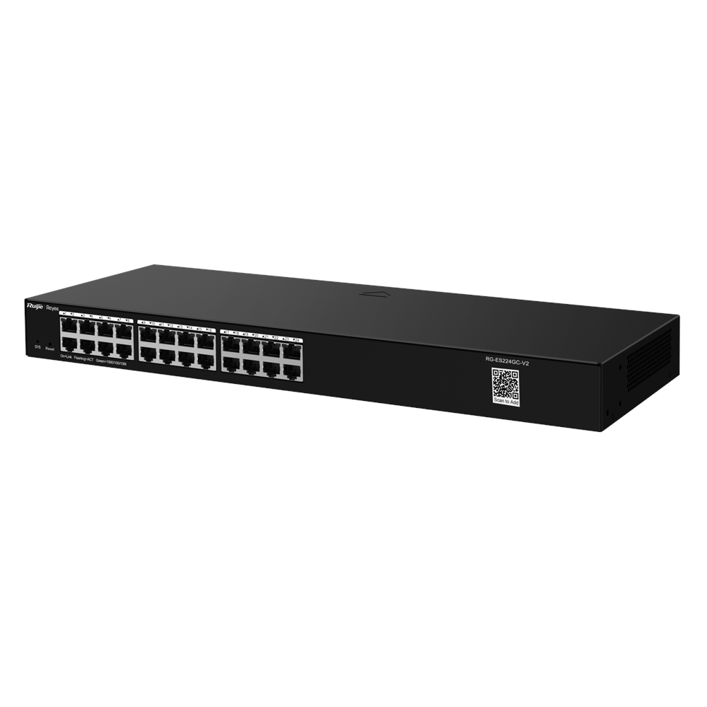 RUIJIE 24port Gigabit Yönetilebilir Switch RackMount REYEE RG-ES224GC