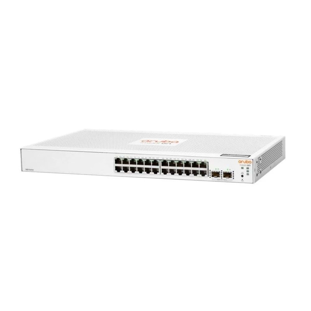 ARUBA 24port 2-SFP Gigabit Yönetilebilir Switch RackMount Instant On 1830-24G JL812A