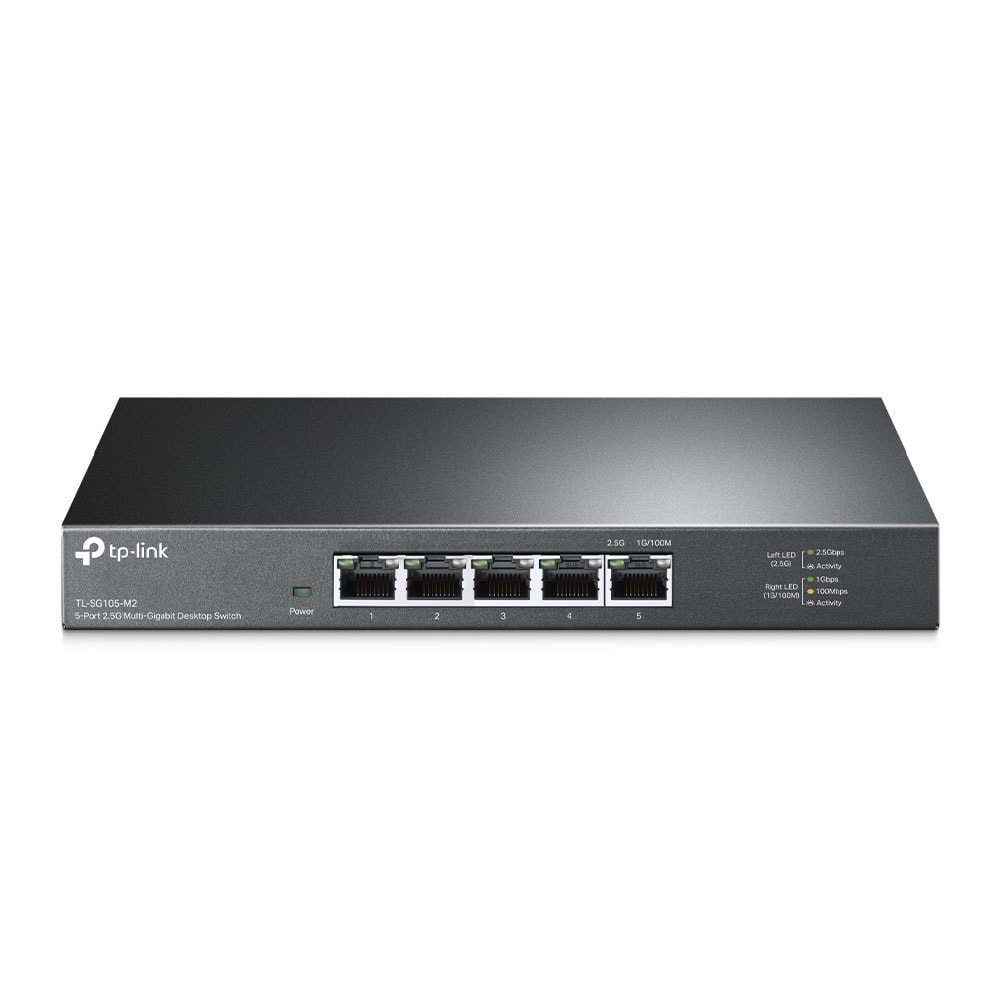 TP-LINK 5port 2.5 Gigabit Yönetilemez Switch TL-SG105-M2