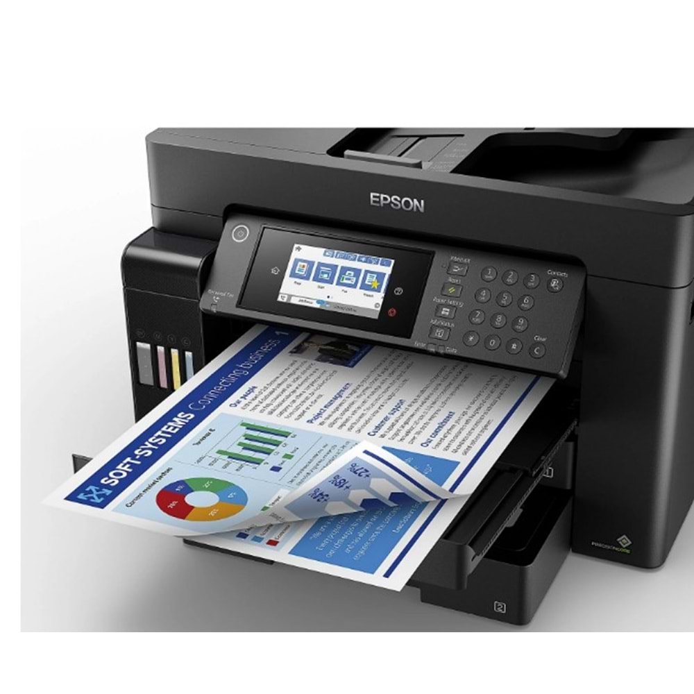 EPSON A3 Renkli L15150 Çok Fonksiyonlu Tanklı Dublex Yazıcı Fax USB 2.0,Ethernet,Kablosuz