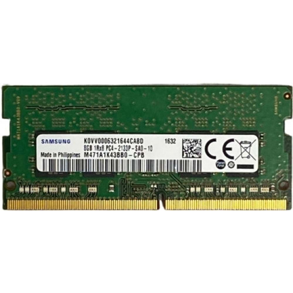 SAMSUNG 8GB DDR4 2133MHZ ECC NOTEBOOK RAM VALUE M471A1K43BB0-CPB
