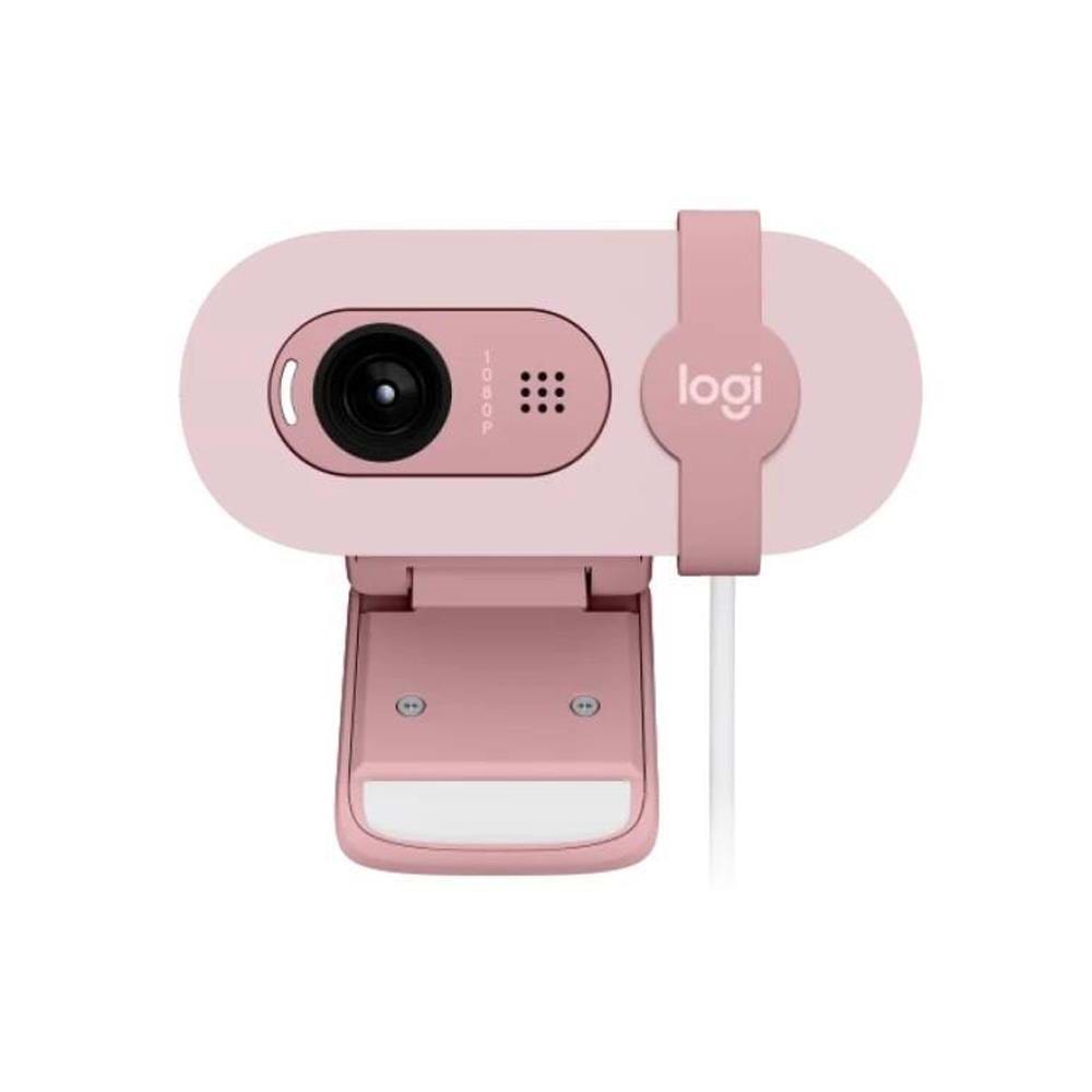 LOGITECH BRIO 100 1080p Dahili Mikrofonlu Webcam Pembe 960-001623