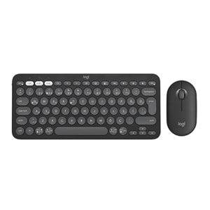 LOGITECH Pebble 2 Bluetooth Grafit Multi-Device Klavye - Mouse Set 920-012245