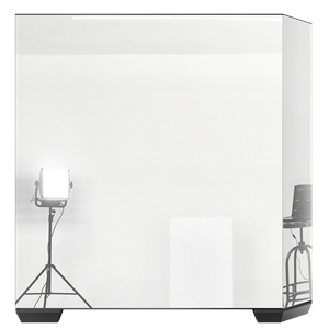 BITFENIX 850W 80+ BRONZE Ayna efektli MIRROR T10 Siyah Gaming Mid-Tower PC Kasası