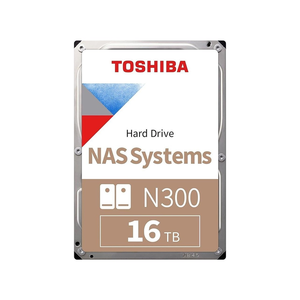 TOSHIBA 16TB N300 HDWG51GUZSVA 7200 RPM 512MB SATA-3 NAS Diski 
