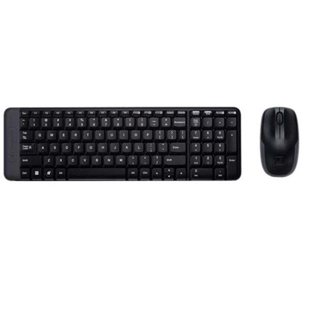 LOGITECH MK220 Kablosuz Q Trk Siyah Multimedya Klavye - Mouse Set 920-003163