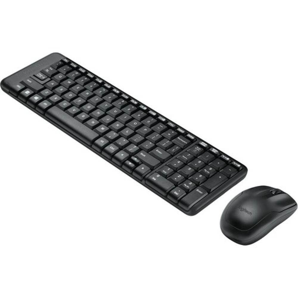 LOGITECH MK220 Kablosuz Q Trk Siyah Multimedya Klavye - Mouse Set 920-003163