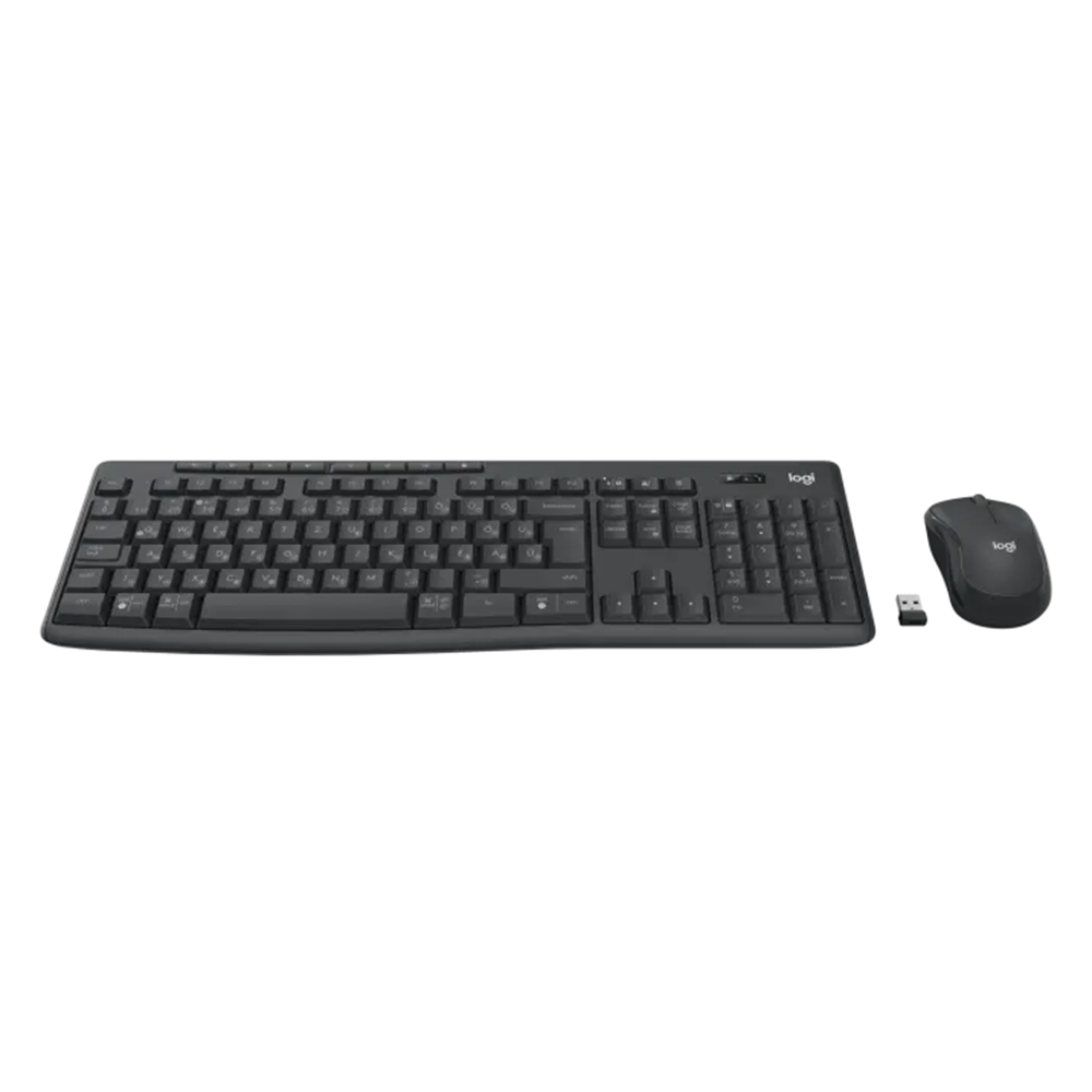 LOGITECH MK370 Kablosuz Q Trk Siyah Kurumsal Klavye - Mouse Set 920-012074