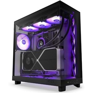 NZXT H6 FLOW CC-H61FB-R1 GAMING MID-TOWER PC Kasası