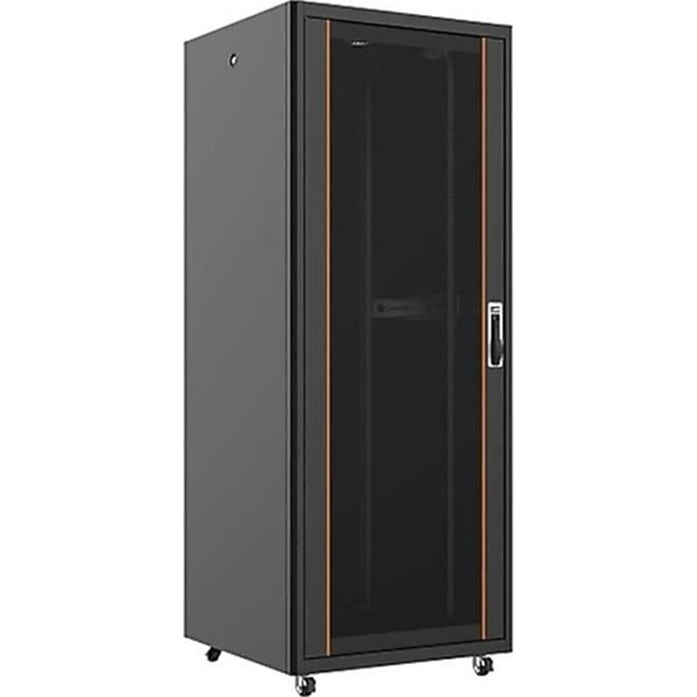 AGER 26U 800x800mm Dikili Tip Siyah Kabinet Vega AG-VB26U8080S1-BAAA-A-M1 Cam Kapak