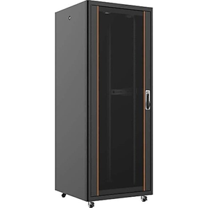 AGER 26U 800x800mm Dikili Tip Siyah Kabinet Vega AG-VB26U8080S1-BAAA-A-M1 Cam Kapak