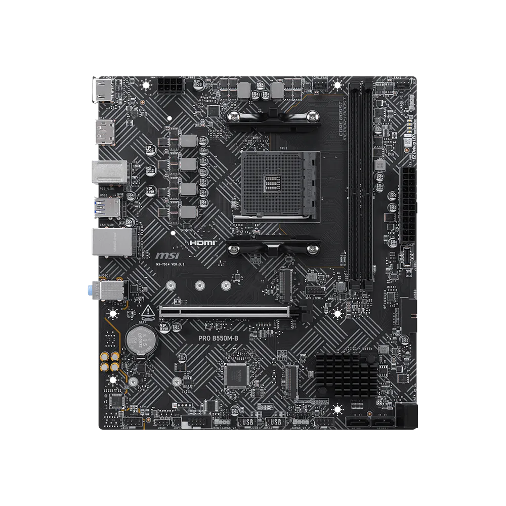 MSI PRO B550M-B DDR4 HDMI-DP PCIE 4.0 AM4 mATX