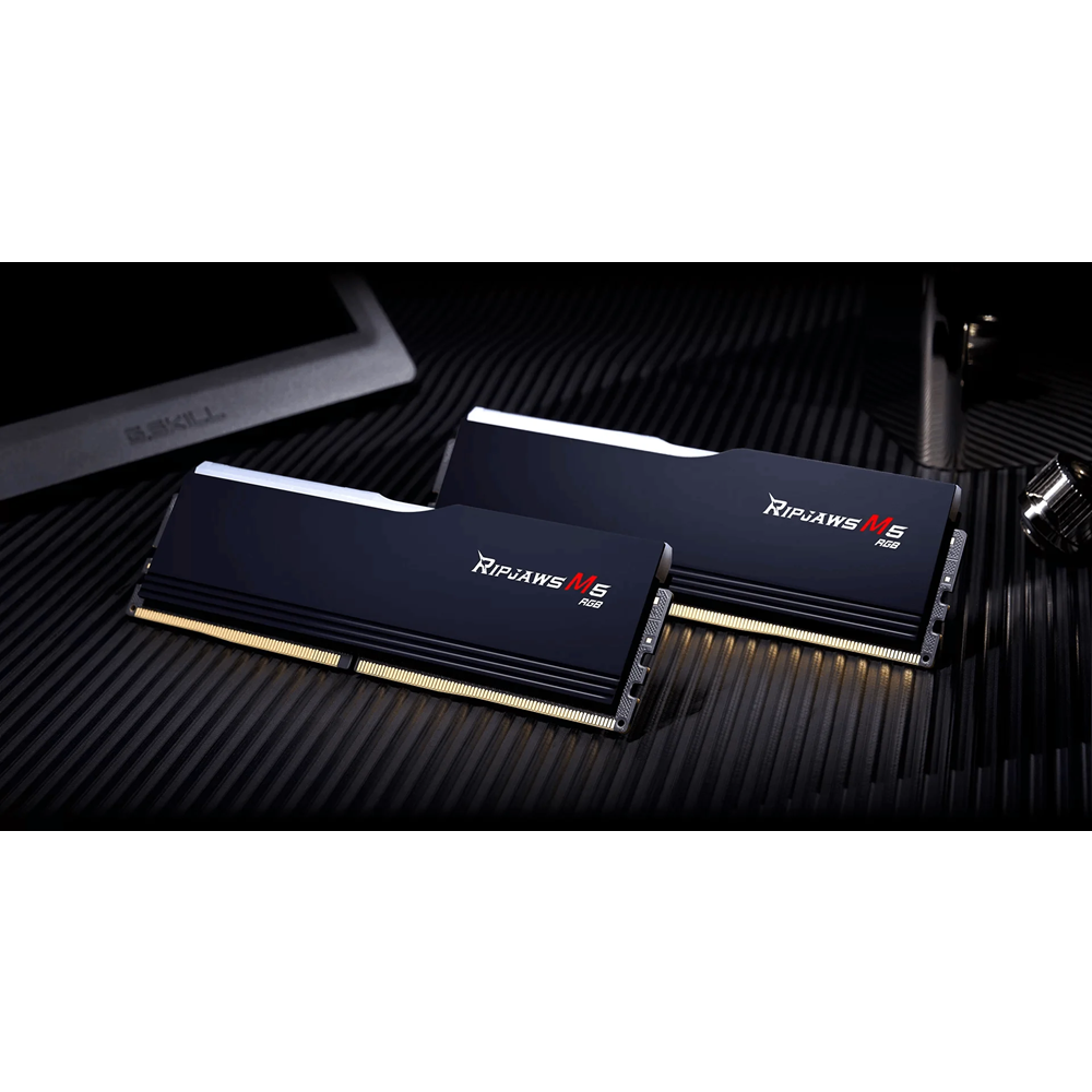 GSKILL 32GB (2X 16GB) DDR5 6000MHZ CL36 DUAL KIT RGB PC RAM RIPJAWS M5 F5-6000J3636F16GX2-RM5RK 