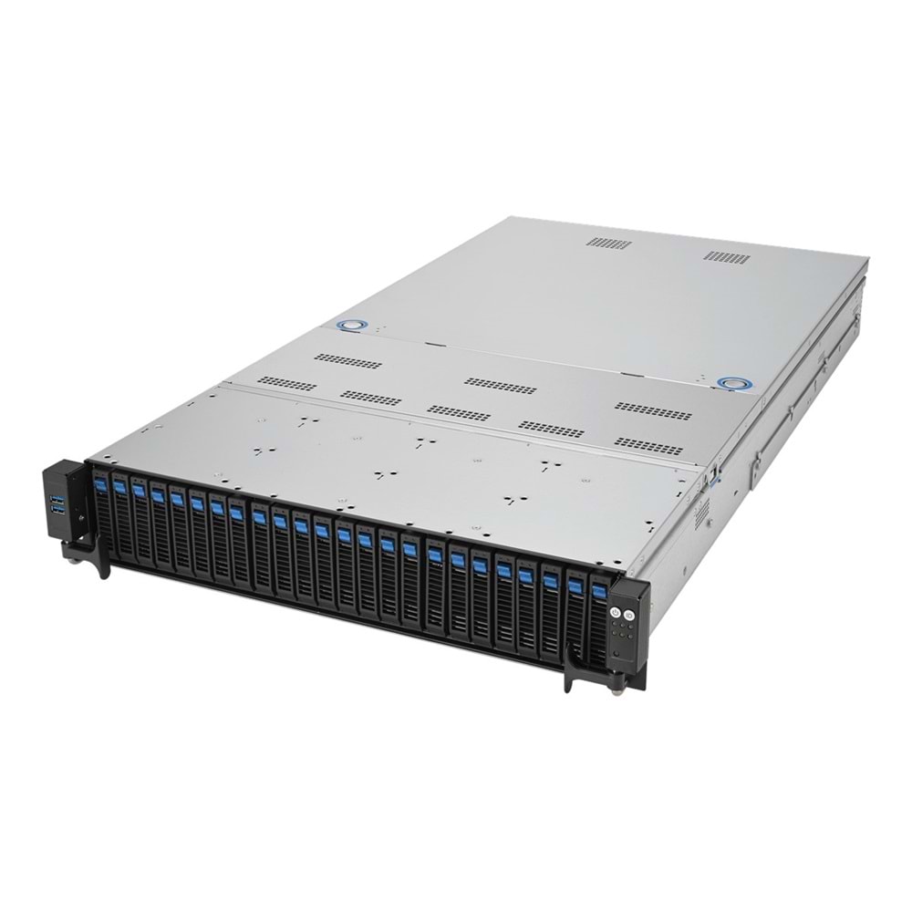 ASUS RS720-E11-RS24U 2U Dual Intel Xeon-İşlemci Disk Ram Yok-24xNVMe-10Gbe-2600w Rack Sunucu / 90SF01Z1-M008V0