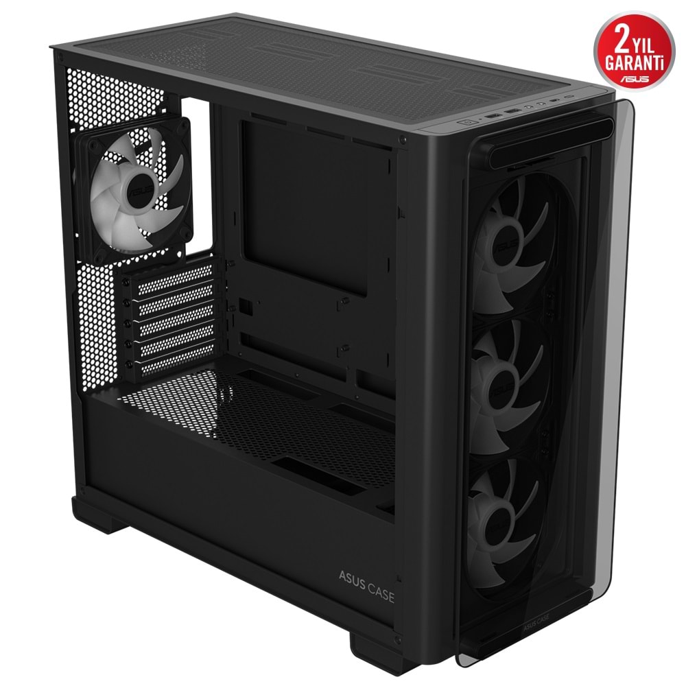 ASUS A23 PLUS TG ARGB Gaming Mid Tower PC Kasası / 90DC00K0-B19010