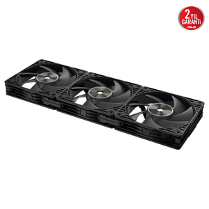 ASUS ProArt PF120 Siyah 120mm PWM Kasa/Radyatör Fanı (3'lü Paket + Kontrolcü) / 90DA00M0-B09020