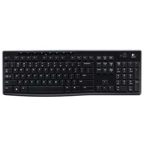 LOGITECH K270 Kablosuz Q Trk Siyah Multimedya Klavye 920-003761