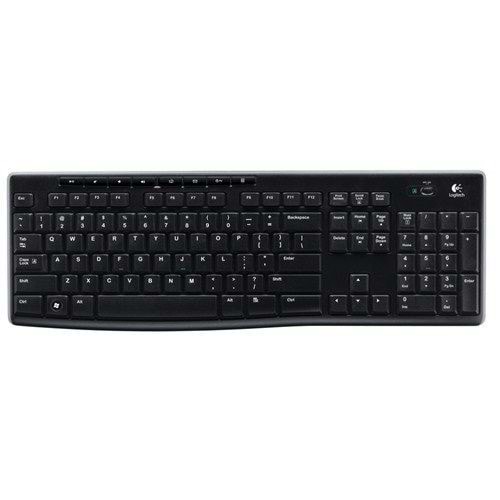 LOGITECH K270 Kablosuz Q Trk Siyah Multimedya Klavye 920-003761