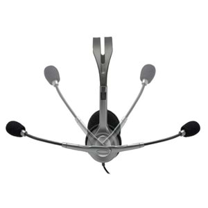 LOGITECH H111 Stereo 3.5mm Jack Gri Mikrofonlu Kulaklık 981-000593