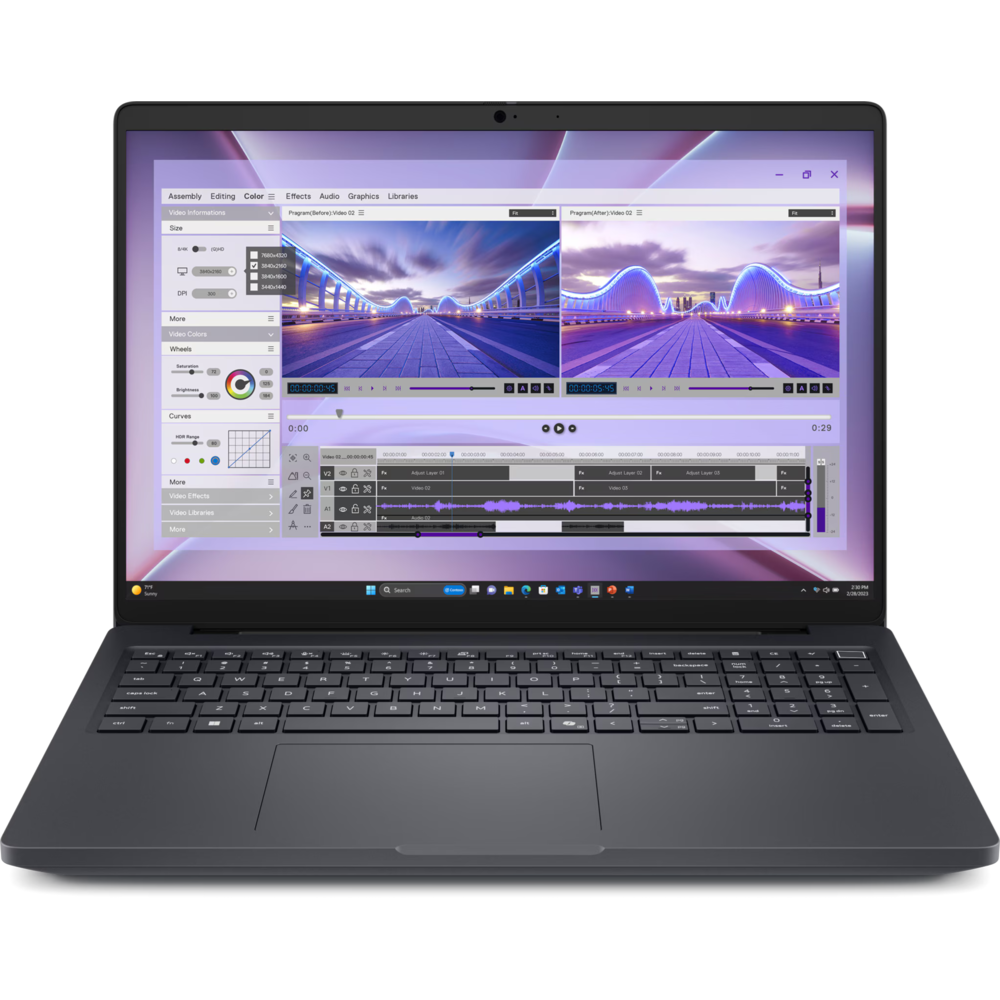 DELL 16” PRO MAX MC16250_4 ULTRA 7 265H-32GB DDR5 RAM-1TB NVME-8GB RTX PRO1000 BWL-W11P Taşınabilir İş istasyonu