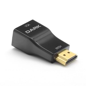 DARK DK-HD-AHDMIXVGA5 HDMI-VGA (D) Çevirici Adaptör Siyah