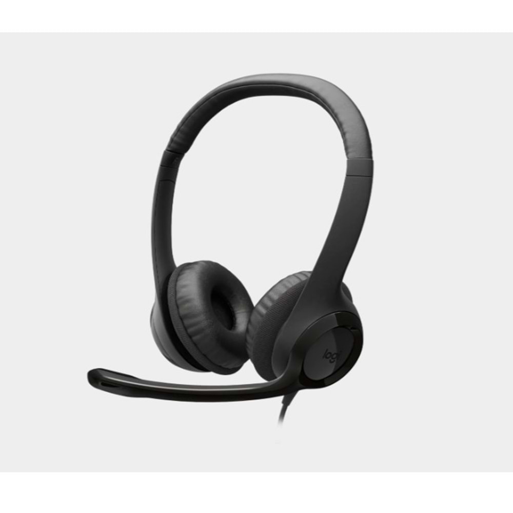 LOGITECH H390 USB Mikrofonlu Kulaklık Siyah Headset 981-000406