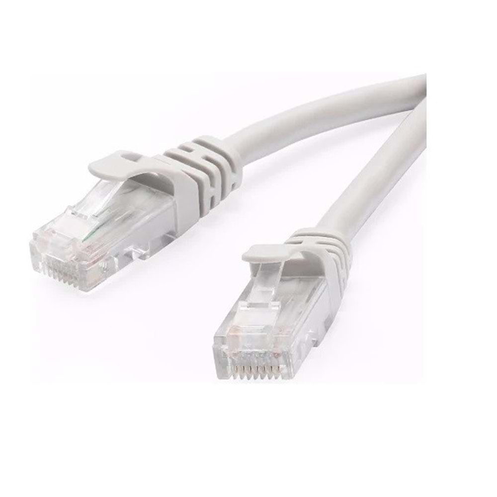 ODS 0.5metre CAT6 Utp LSZH Saf Bakır Gri Patch Kablo (10'lu Paket)