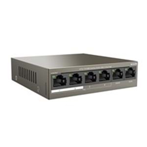TENDA 5port PoE 63w 10/100 Yönetilemez Switch TEF1106P-4-63W