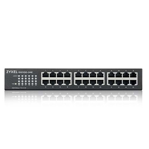 ZyXEL 24port Gigabit Yönetilemez Switch GS1100-24E v3