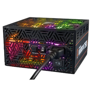 GAMDIAS 750W 80+ BRONZE KRATOS M1-750B 12cm RGB Fanlı Power Supply