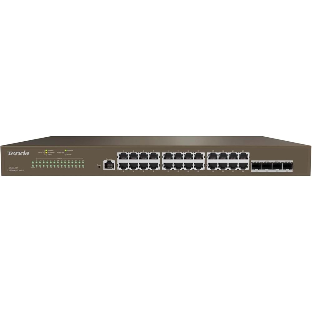 TENDA 24port 4-SFP Gigabit Yönetilebilir Switch TEG5328F