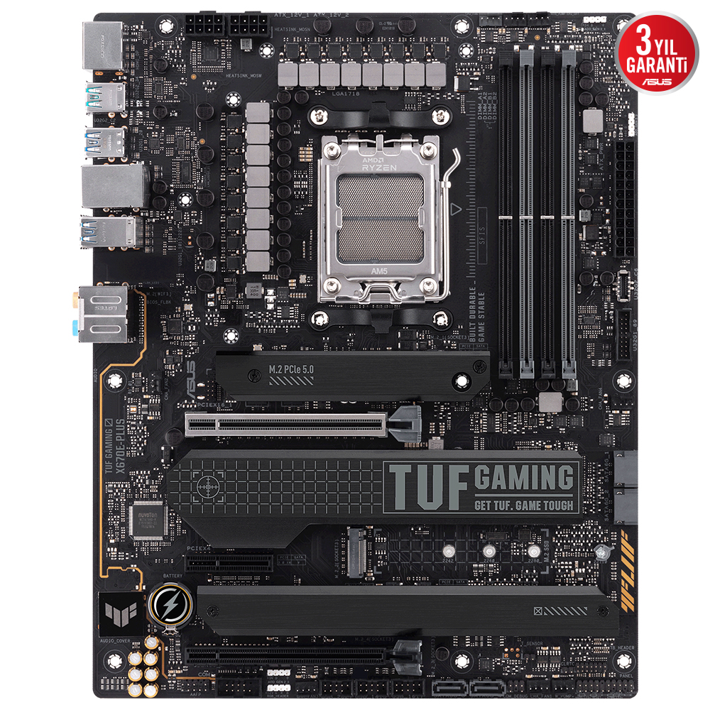 ASUS TUF GAMING X670E-PLUS DDR5 HDMI DP PCIe 16X v5.0 AM5 ATX