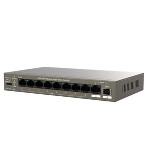 TENDA 8port PoE 102w 1-SFP Gigabit Yönetilemez Switch TEG1110PF-8-102W