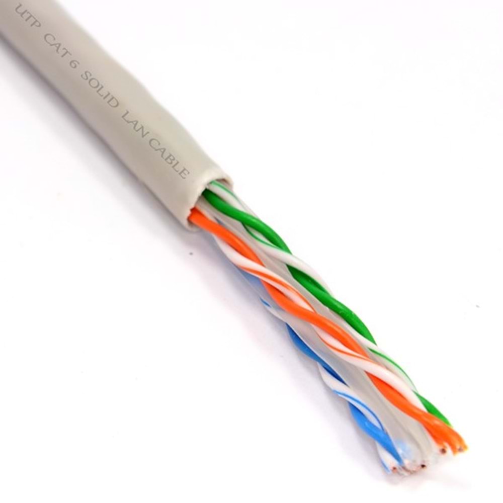 Hytech 305metre CAT6 Utp 25AWG Gri Kablo HY-CAT600