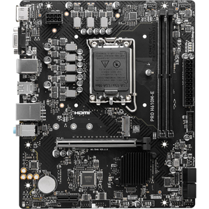 MSI PRO H610M-E DDR5 M2 PCIe NVME HDMI PCIe 16X v4.0 1700p mATX
