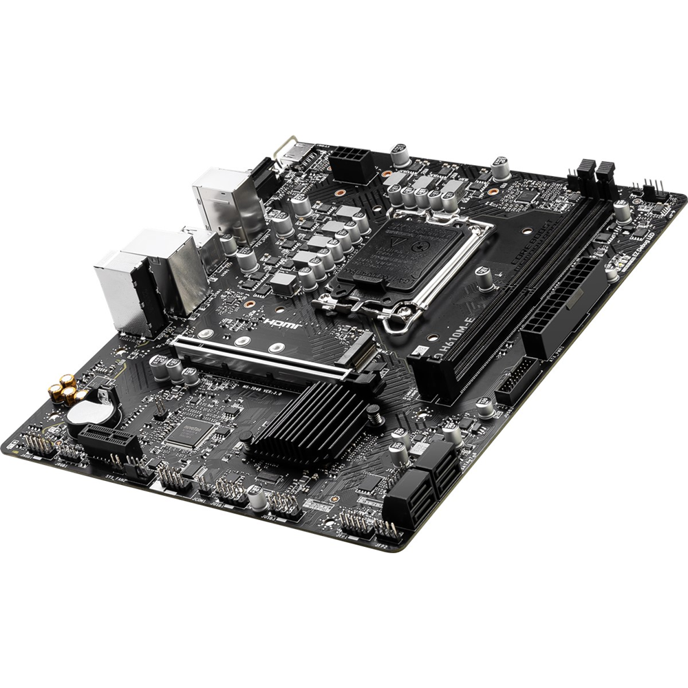 MSI PRO H610M-E DDR5 M2 PCIe NVME HDMI PCIe 16X v4.0 1700p mATX