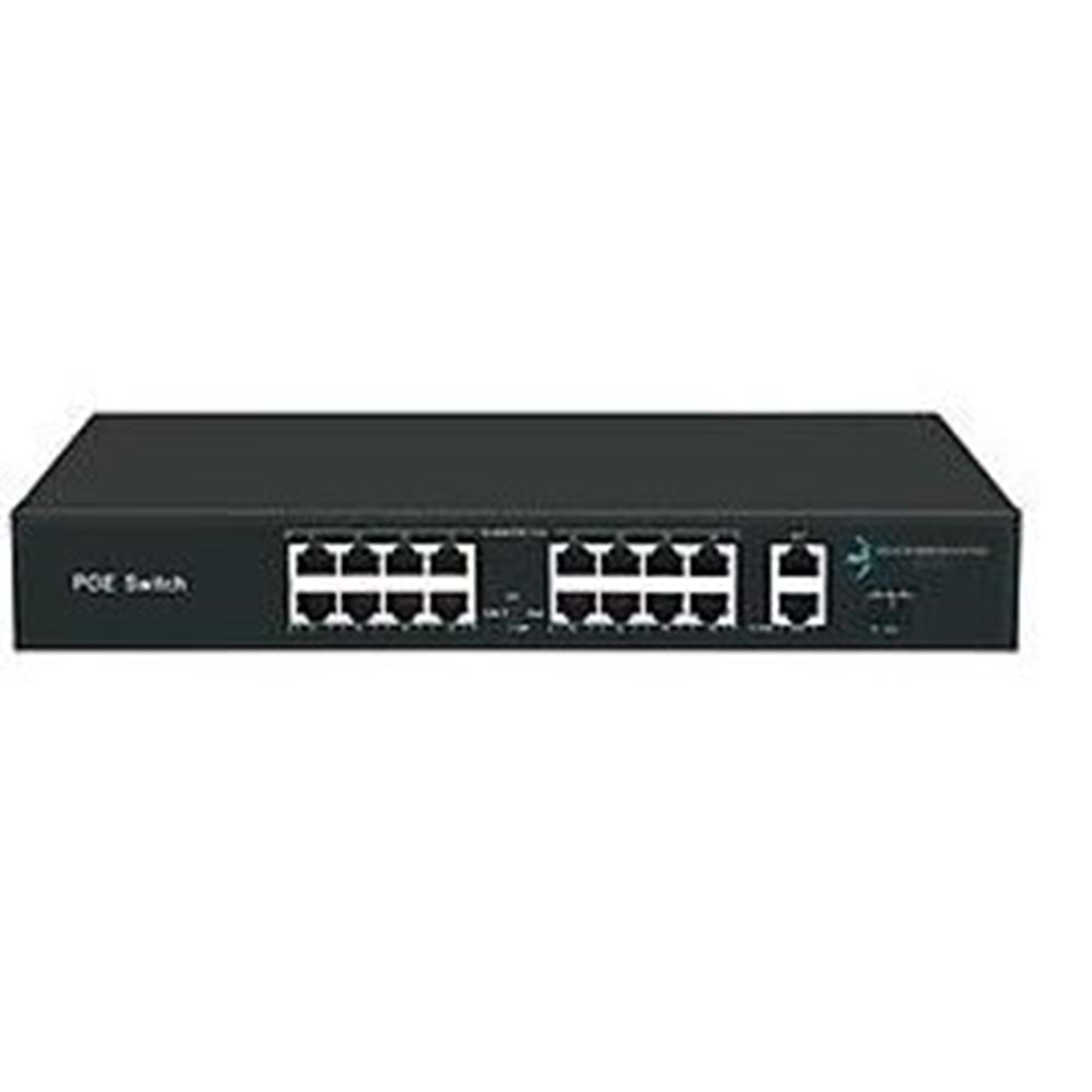 ODS 24port PoE 300w 1-SFP 2-Uplink Gigabit Yönetilemez Switch 08ODS-24GP2U2S-300S