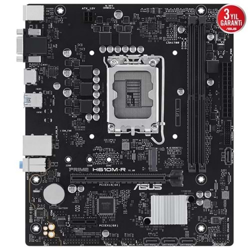 ASUS PRIME H610M-R-SI DDR5 HDMI DP PCIE 4.0 1700p mATX