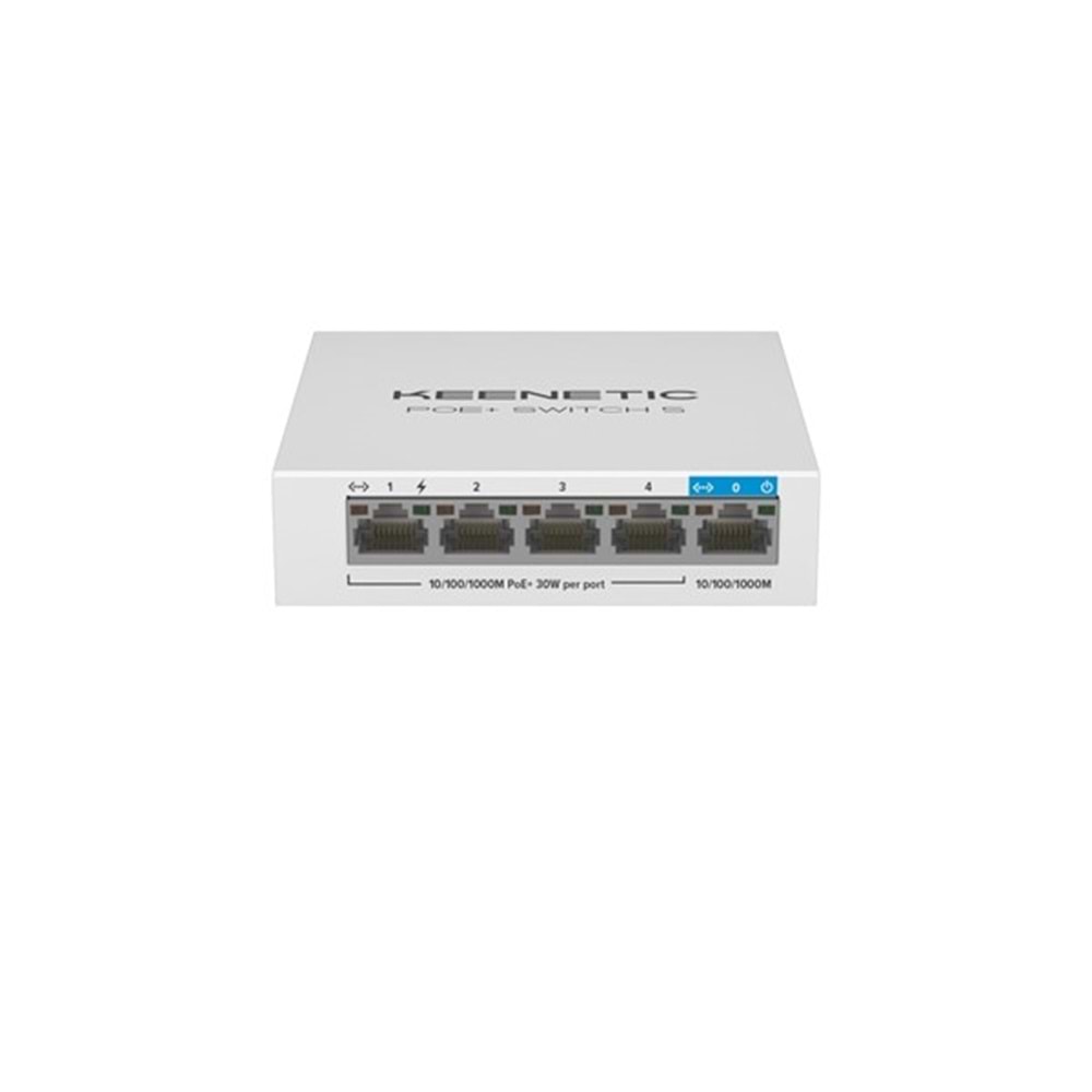 KEENETIC 5port-4port PoE 64w Gigabit Yönetilemez Switch KN-4610-01-EU