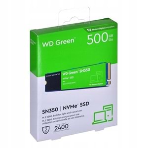 WD 500GB GREEN WDS500G2G0C 2400- 1500MB/s M2 NVME GEN3 Disk