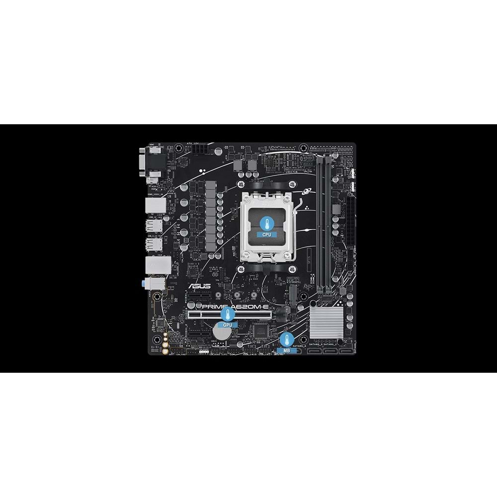 ASUS PRIME A620M-E-CSM DDR5 HDMI DP PCIE 4.0 AM5 mATX Kurumsal Anakart