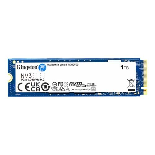 KINGSTON 1TB NV3 SNV3S/1000G 6000- 4000MB/s M2 NVME GEN4 Disk