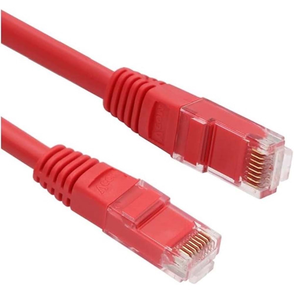 ODS 2metre CAT6 Utp LSZH Saf Bakır Kırmızı Patch Kablo (5 li paket)