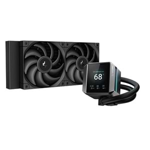 DEEPCOOL 240mm MYSTIQUE 240 Sıvı Soğutmalı AM5-1851p İşlemci Fanı LCD Ekranlı