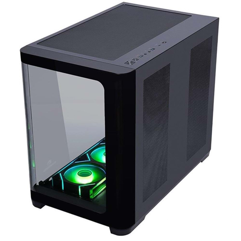GAMEBOOSTER SEA WIEW GB-G2851BB GAMING Mid-Tower PC Kasası 7-Fanlı