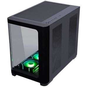 GAMEBOOSTER SEA WIEW GB-G2851BB GAMING Mid-Tower PC Kasası 7-Fanlı